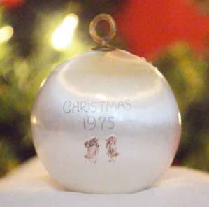 70s Christmas Ornament: 1975 Betsey Clark by Hallmark | 80sretroplace.com